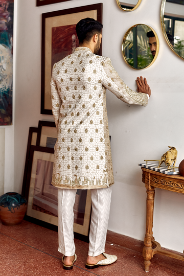 FAWN GOLD SHERWANI